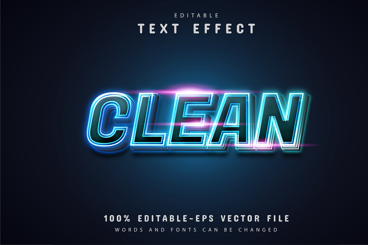 40 Neon text effect editable, a Plug-in Add-On by Aglonemadesign (Photo 6 of 20)