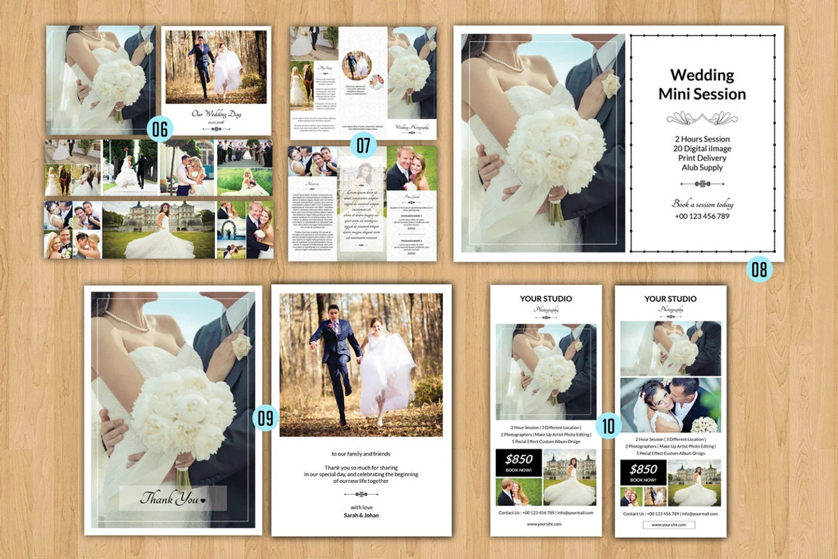 Wedding Photography Marketing Set, a Brochure Template by Template Shop (Photo 2 of 3)
