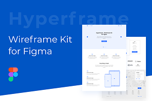Hyperframe - Wireframe Kit for Figma, a Wireframe Template by Creativefy