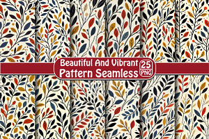 Beautiful And Vibrant Pattern, an Illustration by DreamPrint404