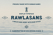 Rawlasans - A Handmade Font, a Sans Serif Font by RYS Design Studio (Thumbnail 1 of 10)