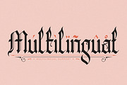 Rosezy Striking Blackletter Font, a Blackletter Font by infernostudio3 (Thumbnail 5 of 10)