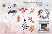 Real Halloween, Watercolor&LineArt, a Decorative Illustration by BalanceUA (Thumbnail 11 of 18)