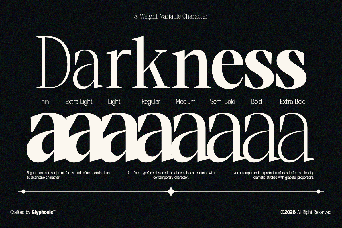 GC Auretha – Modern Luxury Serif, a Serif Font by Glyphonic (Photo 7 of 15)
