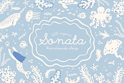 Twilight Sonata - Whimsical Font Duo, a Script Font by HipFonts (Thumbnail 6 of 8)
