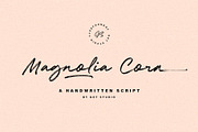 Magnolia Cora Script, a Script Font by Get Studio (Thumbnail 1 of 13)