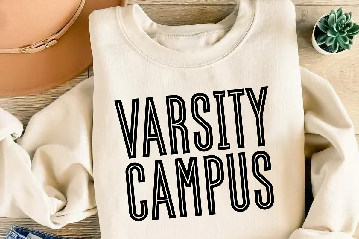 Sporty Varsity - Sans Varsity, a Slab Serif Font by MaxArt Foundry (Photo 3 of 3)