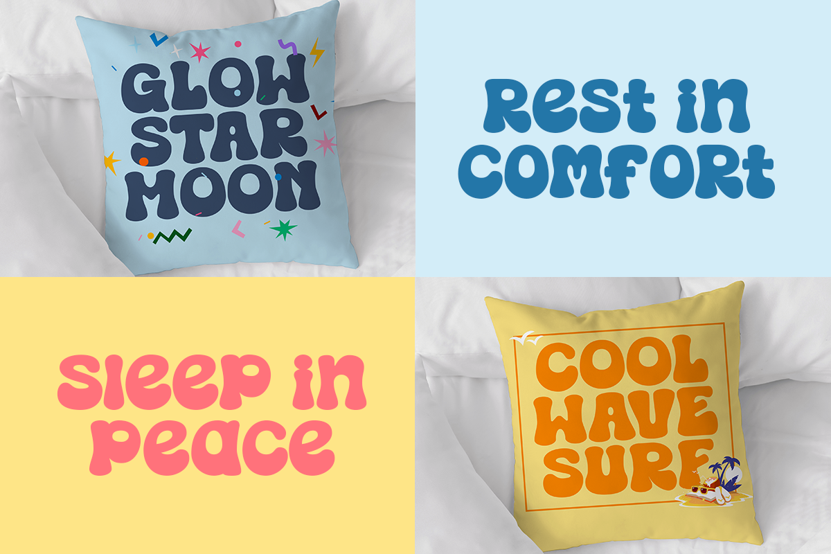 Thick Buns Decorative Display Font, a Sans Serif Font by roomspace creative lab (Photo 10 of 12)