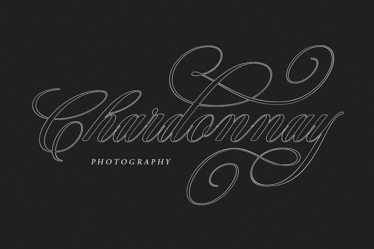 Bridgerton Outline, a Script Font by Has_rizal (Photo 4 of 15)