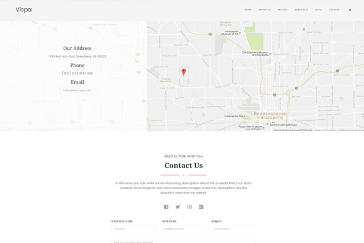 Vispa - Modern Blog HTML Template, a Websites & App Template by FlyTemplates.com (Photo 7 of 8)