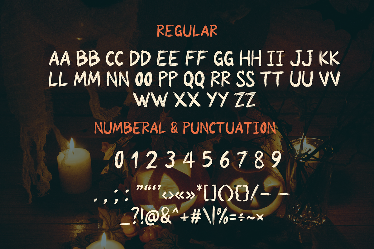 Mystery Halloween is Halloween font, a Handwritten Font by Brown Cupple (Photo 10 of 10)