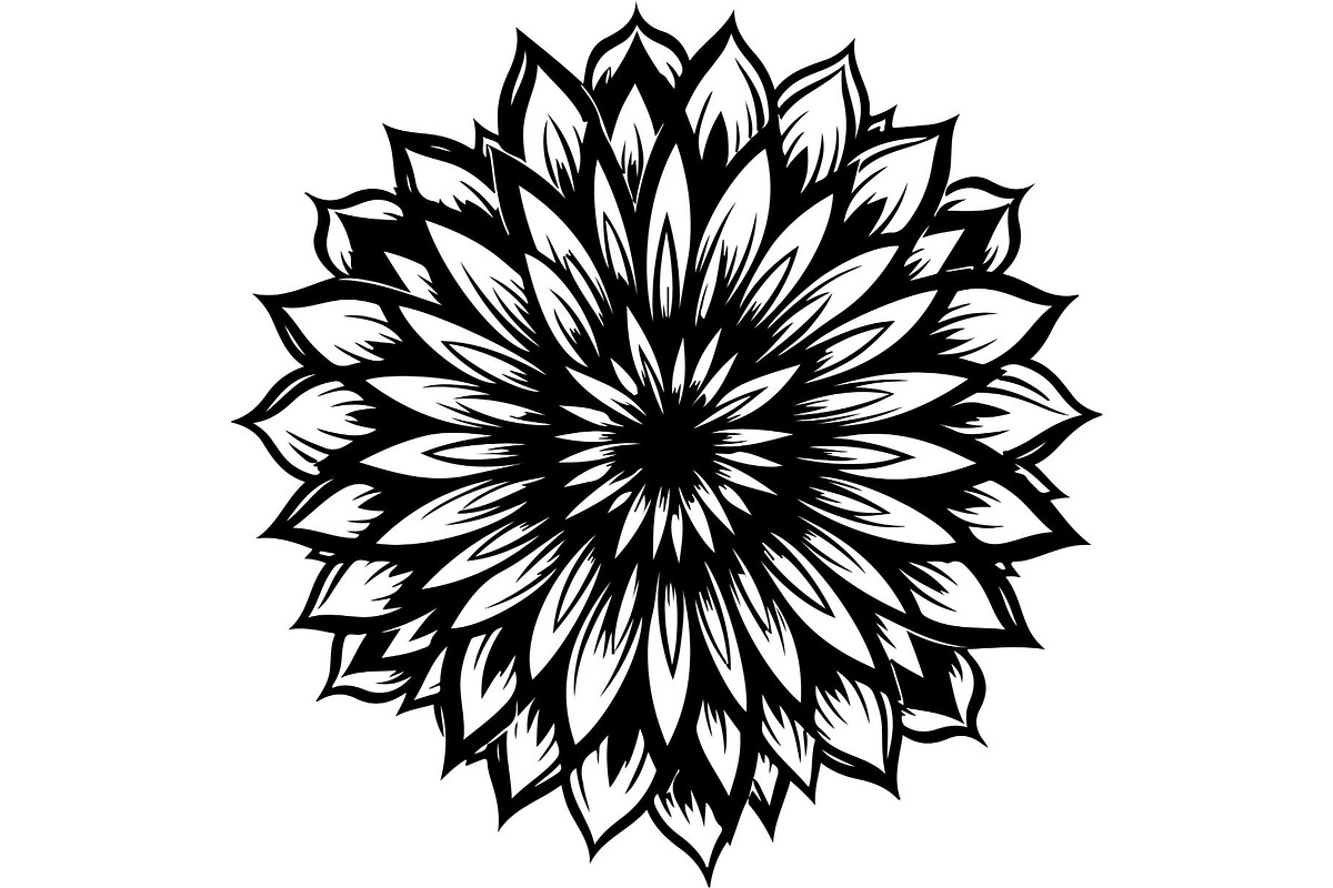 Vintage Floral Circle Designs, an Object Graphic by Designer_Momina (Photo 8 of 9)