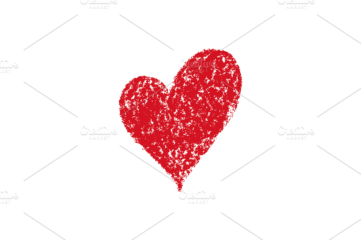 Crayon Doodle Hearts, an Object Graphic by Elena Pimukova (Photo 13 of 36)