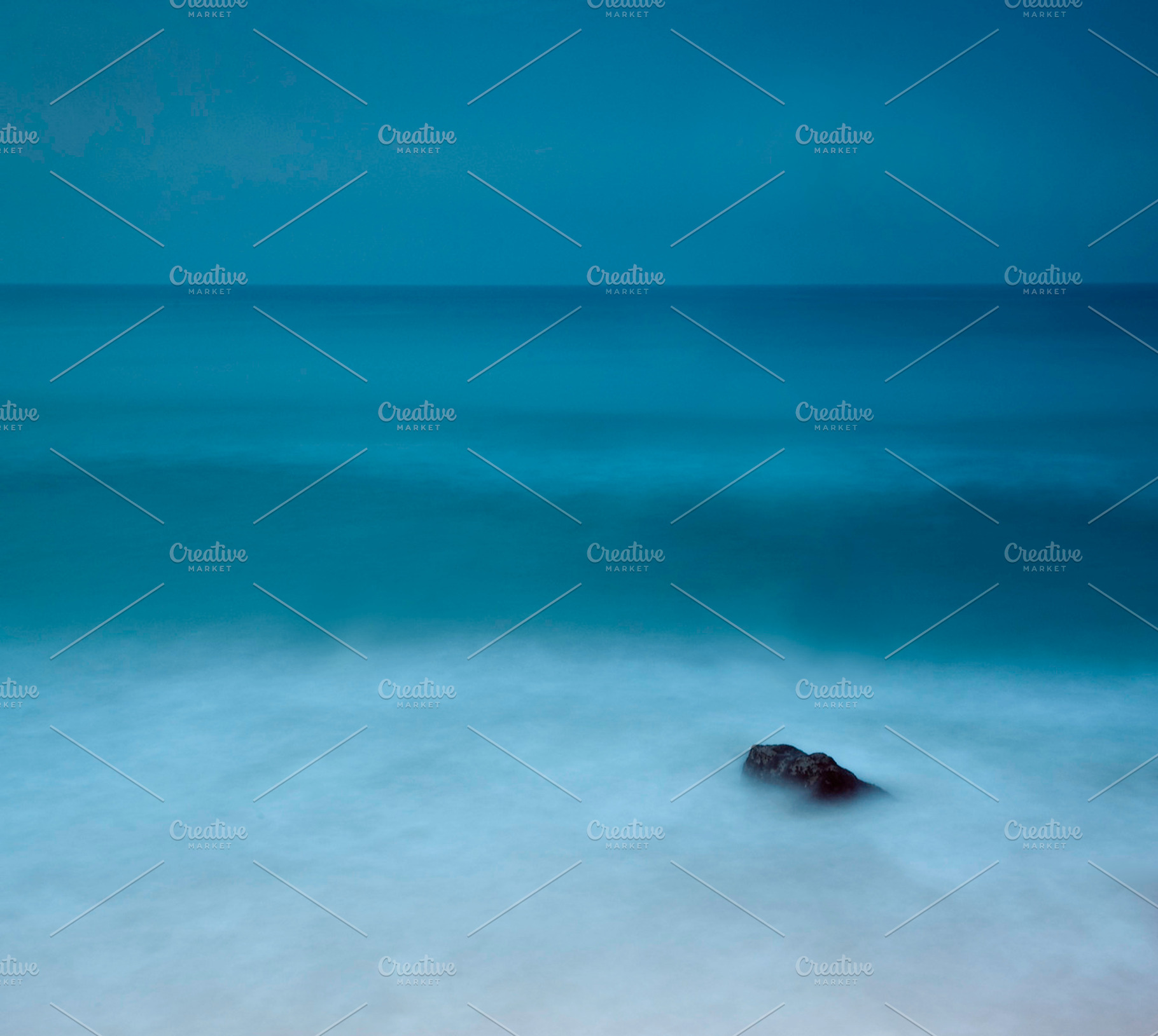 The Rock Stock Photo Containing Tranquility Serenity Landscape Stillness