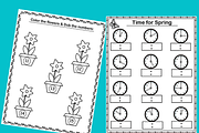 Kindergarten Spring Workbook, an Education Illustration by Sourcedigi (Thumbnail 2 of 3)