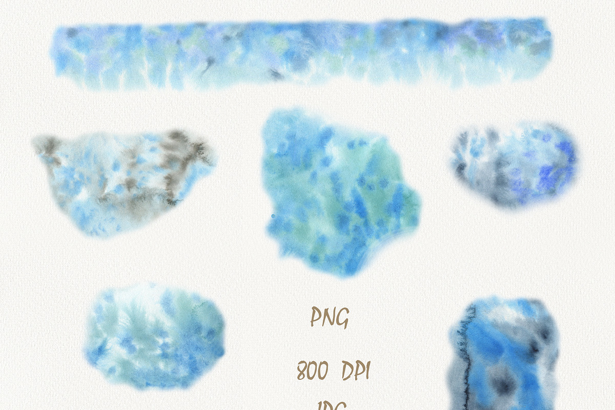 Watercolor ocean life, an Animal Illustration by ViolettaKh (Photo 8 of 9)