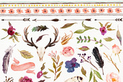 Watercolour Tribe&Flower DIY+Bonus, a Decorative Illustration by Graphic Box (Thumbnail 4 of 5)