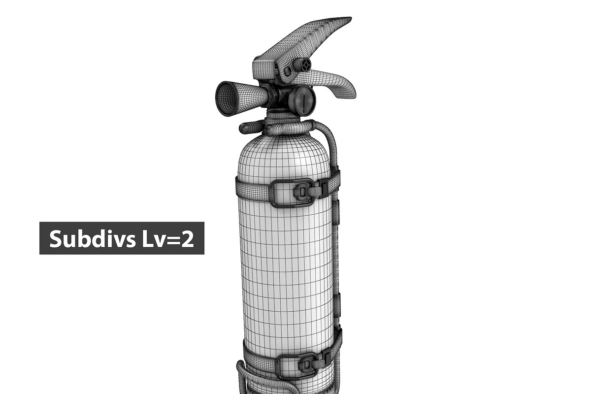 Fire Extinguisher, an Object 3D Model by Tedi Permana (Photo 7 of 11)