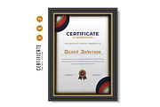 571. Modern Certificate Template, a Stationery Template by CreativeRezwan (Thumbnail 3 of 3)