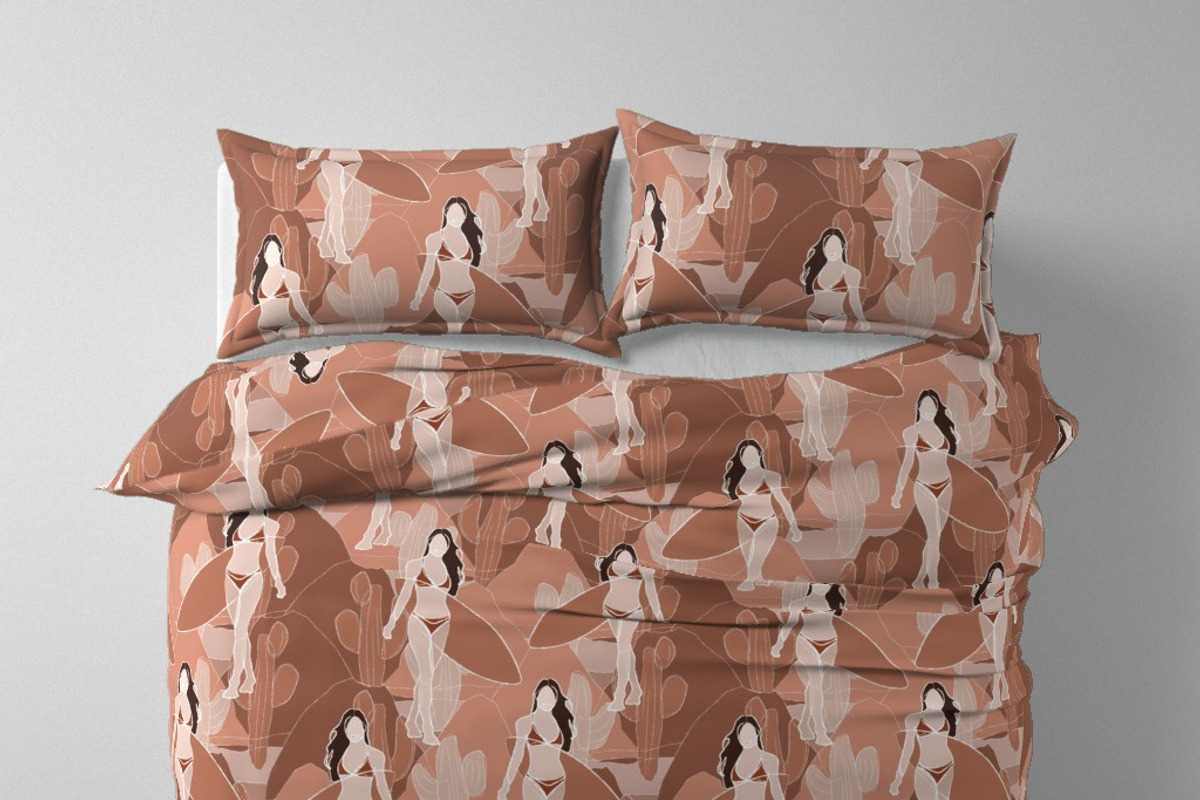 Desert minimal surf girls, a Pattern Graphic by Cotton Melon pattern Shop (Photo 4 of 5)