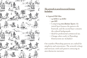 Pirate Toile de Jouy Print, a Background Graphic by Hughes Studio (Thumbnail 5 of 6)