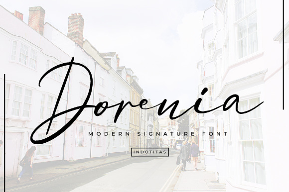 Dorenia Signature Font preview 8