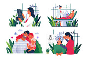 Part 2 Medical website illustrations, a Healthcare Illustration by Grivina's shop (Thumbnail 5 of 37)