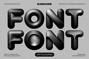 Darkside Font, a Sans Serif Font by Handmadefont (Thumbnail 1 of 13)