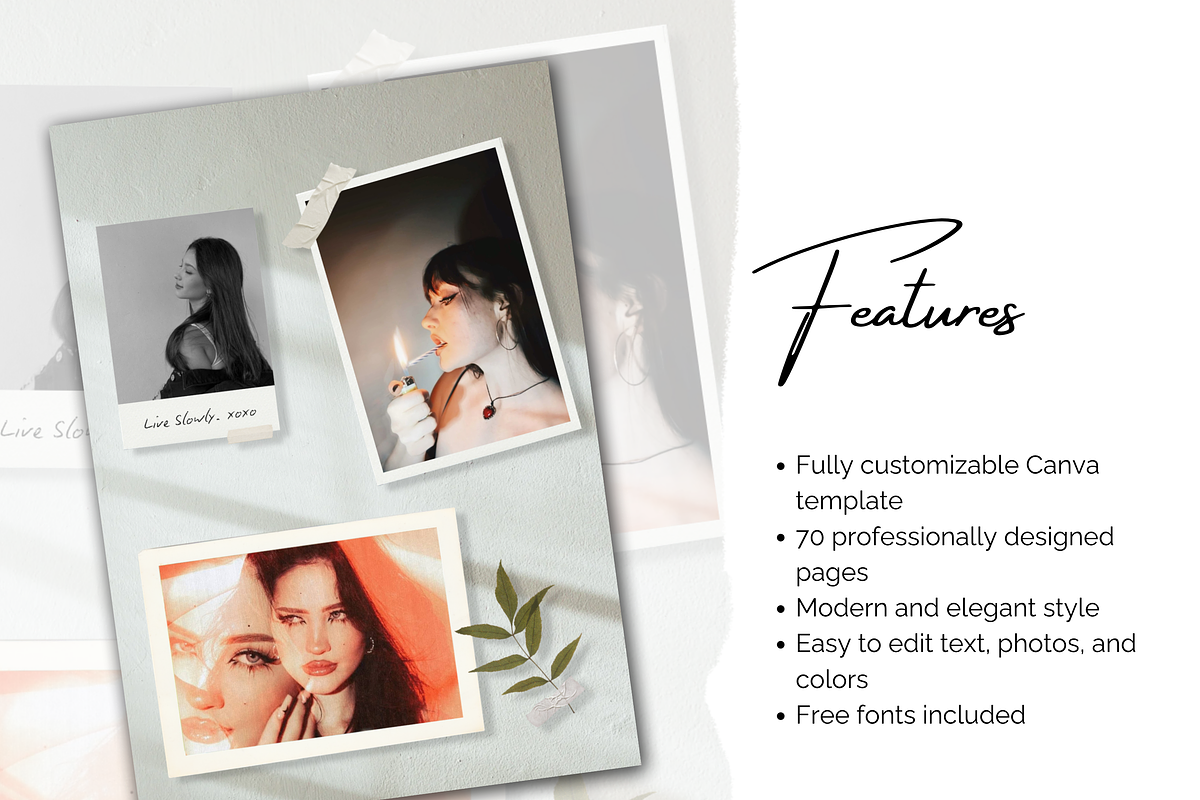 Canva Instagram Templates Vintage, a Social Media Template by Wicked Creative (Photo 2 of 20)