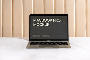 MacBook Laptop Modern Neutral Mockup