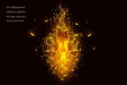 Fire & Smoke Bundle PSD, a Shape Add-On by MRI STUDIO (Thumbnail 16 of 25)