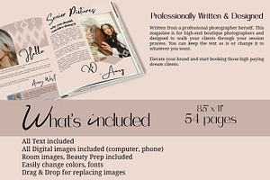 Photoshop Senior Girl Magazine