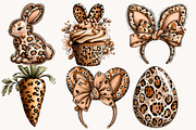 Leopard print easter clipart, an Illustration by Designworld (Thumbnail 5 of 10)