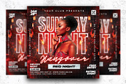 Sunday Night PSD Party Flyer, a Flyer Template by Shajib Shikder (Thumbnail 2 of 2)