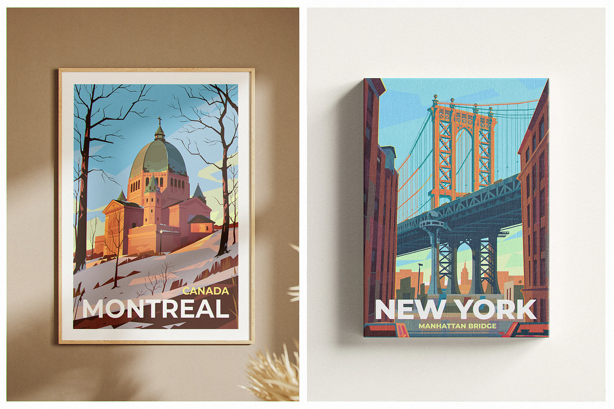 Travel Posters. Part 8., an Illustration by Red Monkey (Photo 14 of 14)