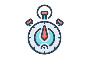 Timer Or Chronometer Icon