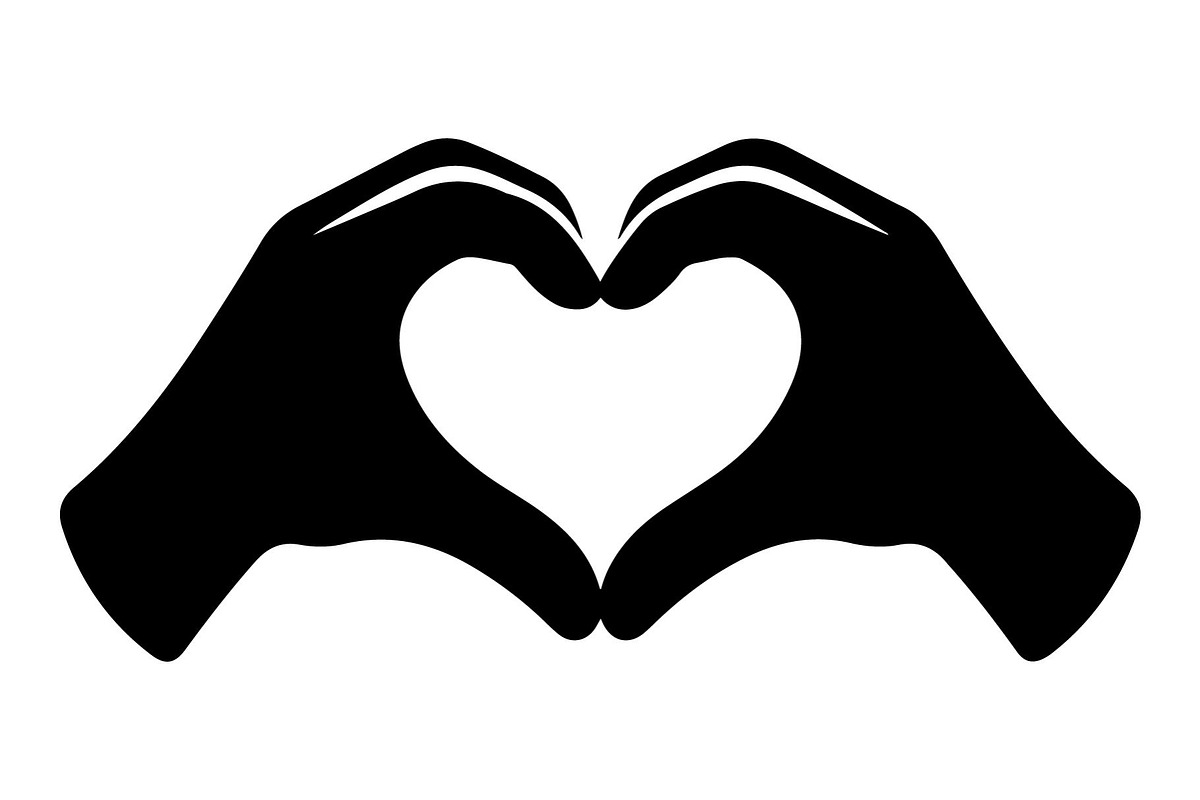 Couple Love Heart Silhouette, an Object Graphic by Gfx_Store (Photo 15 of 16)