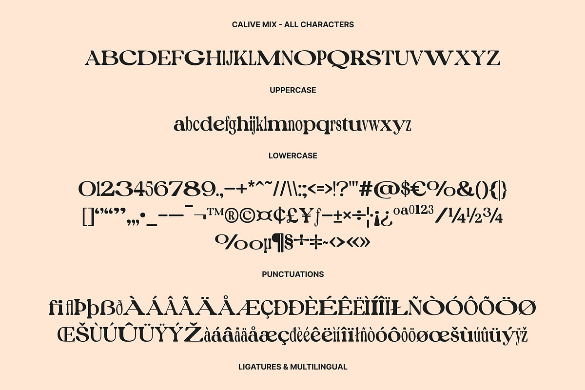 Calive Mix, a Sans Serif Font by Craft Supply Co. (Photo 8 of 8)
