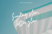 Cotton Blush - Charming Signature, a Handwritten Font by tebaltipislab (Thumbnail 4 of 11)
