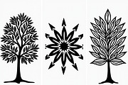 Decorative Tree Floral Mandala Tile, a Decorative Illustration by Artivon (Thumbnail 4 of 6)