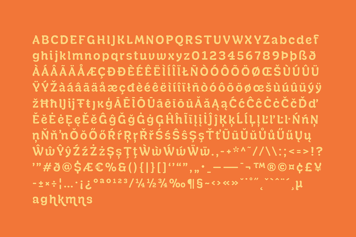 Manju; Retro Soft Display Font, a Font by Eko Bimantara (Photo 7 of 9)