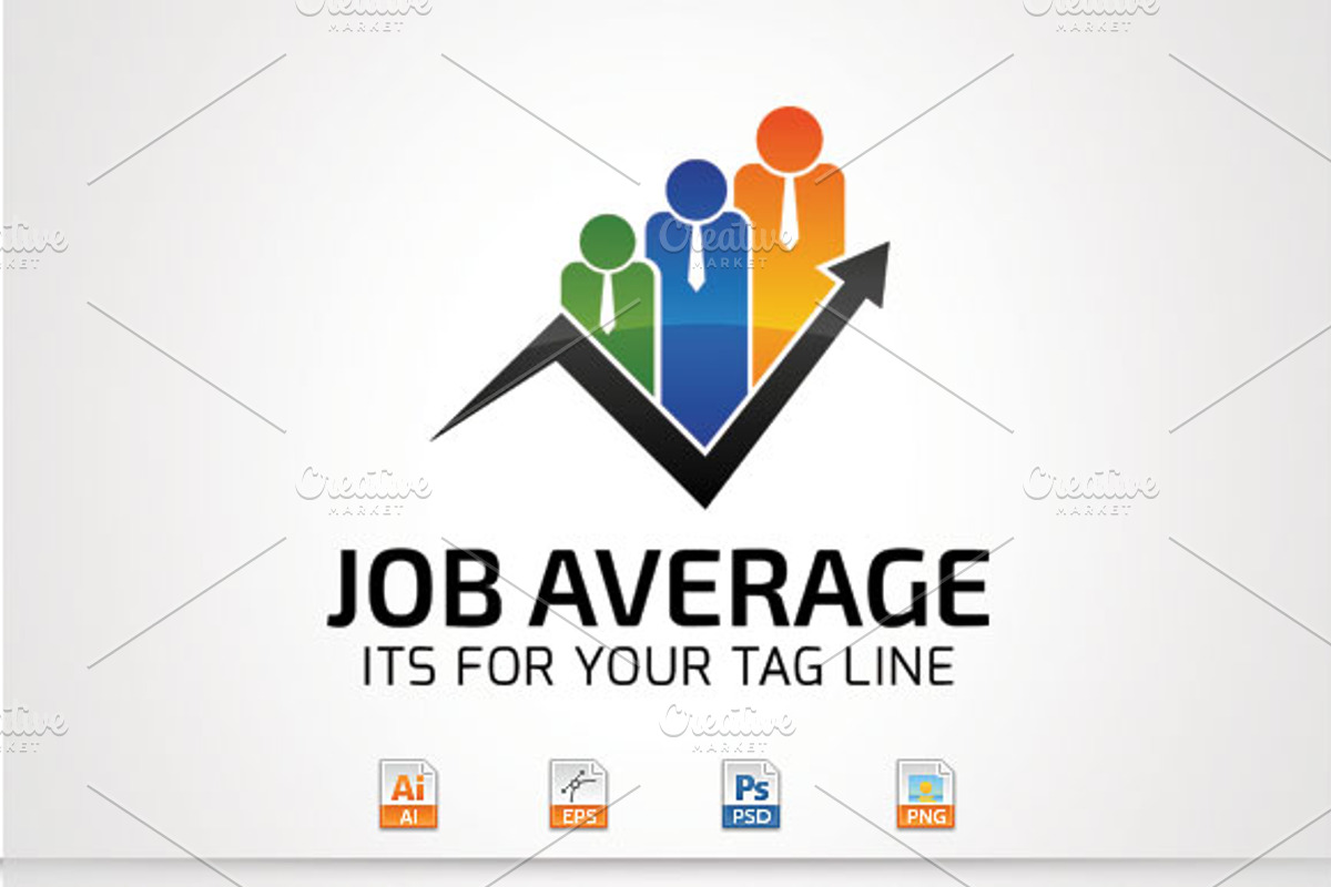 JOB AVERAGE, a Branding & Logo Template by stock6design