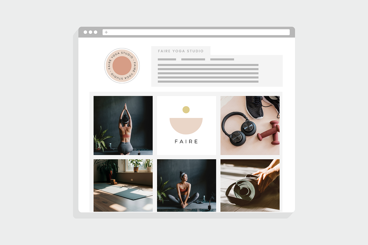 Canva Brand Kit | Yoga Studio Logo, a Branding & Logo Template by Erin Cassidy (Photo 5 of 9)