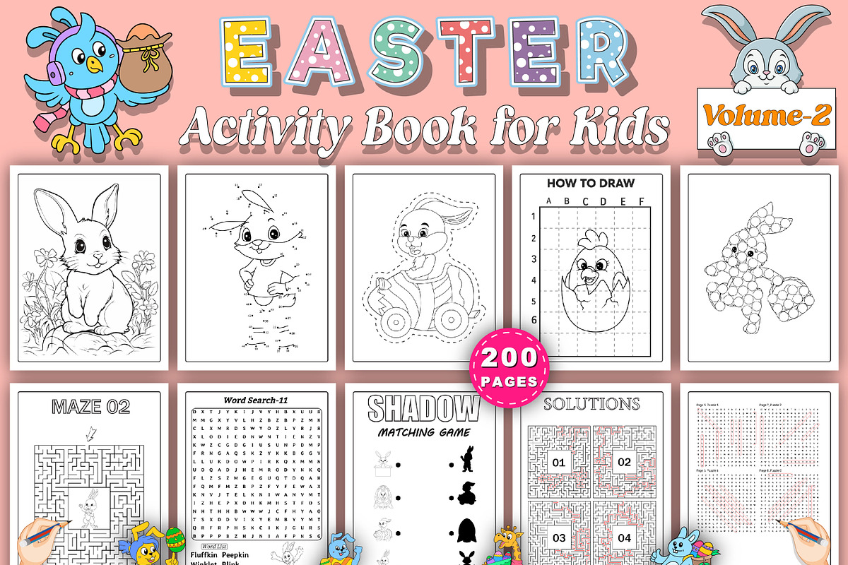Easter Activity Book for Kids -Kdp, an Illustration by Creative Art (Photo 1 of 3)