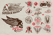 BIKERS BROTHERHOOD 7 ( Editable ), an Illustration by Artistic & Unique (Thumbnail 2 of 15)