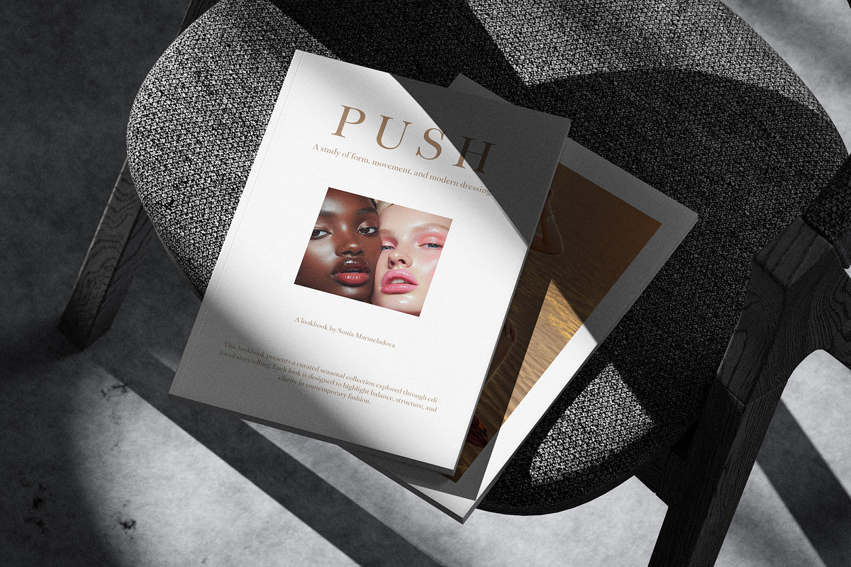 Editorial Lookbook Brochure Template, a Brochure Template by Artisan Vibes (Photo 8 of 9)