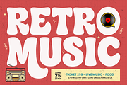 Lucky Chunks - Bold Retro Font, a Handwritten Font by Ainun Jinan (Thumbnail 4 of 11)