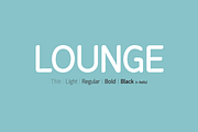 Lounge, a Sans Serif Font by Typomancer (Thumbnail 1 of 5)