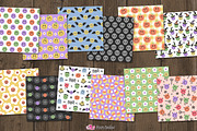 Groovy Retro Halloween digital paper, a Pattern Graphic by PolpoDesign (Thumbnail 2 of 2)