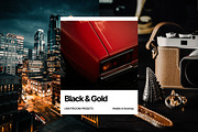 Black & Gold Lightroom Presets, a Preset Add-On by PixaSquare (Thumbnail 1 of 9)